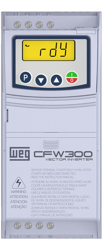 Inversor De Frequência Cfw300 3cv 220v 10a Mono/tri Weg