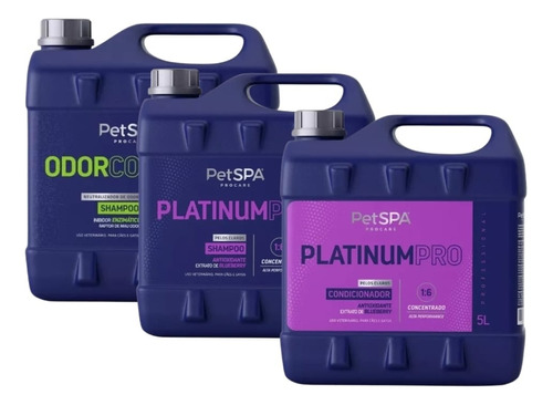 Kit Petspa Platinum Pro 5l -grátis Squeeze Diluidor
