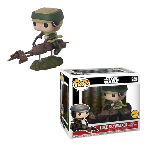 Funko Pop Deluxe: Leia En Speeder Bike De Colección Vinilo F