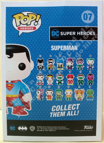 Funko Pop - Superman Dc Super Heroes #07, Dc Comics (Usado)