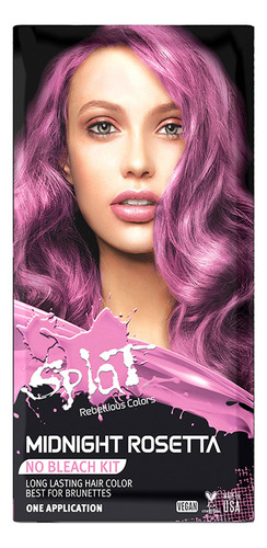 Splat Midnight Rosetta - Tinte Semipermanente Para El Cabell