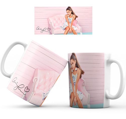 Mug Taza Ariana Grande Cantante Pop Colección Musica 06