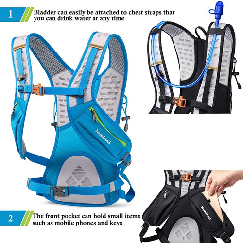 Morral Hidratación Camelback Bolsa De Agua Vejiga Yominsi