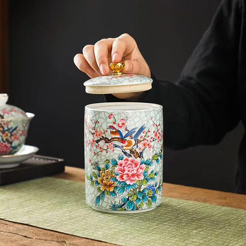 Tarro De Té De Elegante Tarro De Botella De Almacenamiento