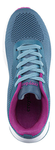 Imagen 6 de 8 de Tenis Pulmi Azul-fuc Para Mujer Croydon