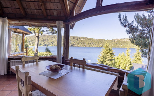 Alquiler Casa En Bariloche Barrio Cerrado Con Costa De Lago. Km16. Capacidad 6. #005.