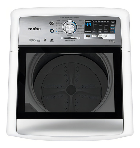 Lavadora Automática 22kg Carga Superior Lmh72201wbab1 Mabe Color Blanco