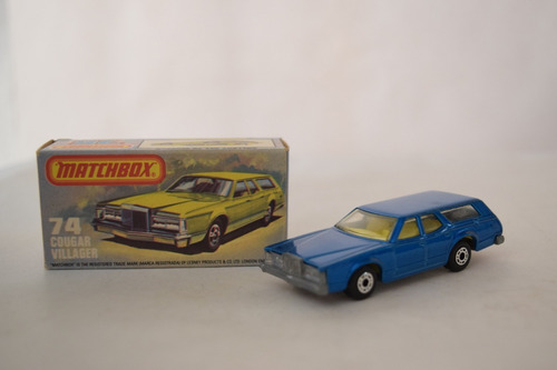 Cougar Villager Azul Matchbox Superfast 1/64 C/caja 