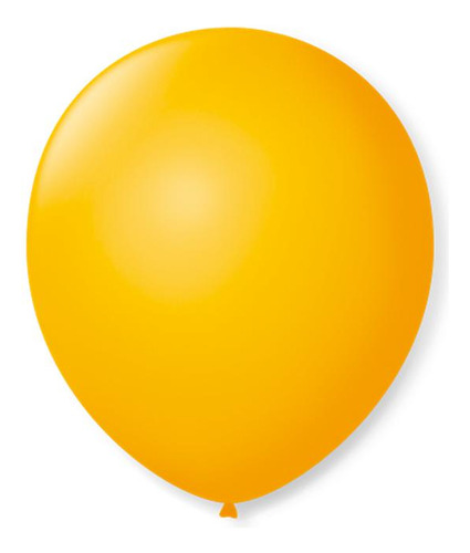 Balão São Roque Número 9 Amarelo Sol 50 Unidades