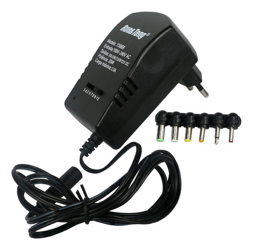 Adaptador De Corriente Universal 30w Regulable De 3v A 12v