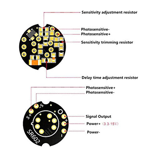 Sr602 Modulo Detector Movimiento 3 Unidade Sensor Piro Yt