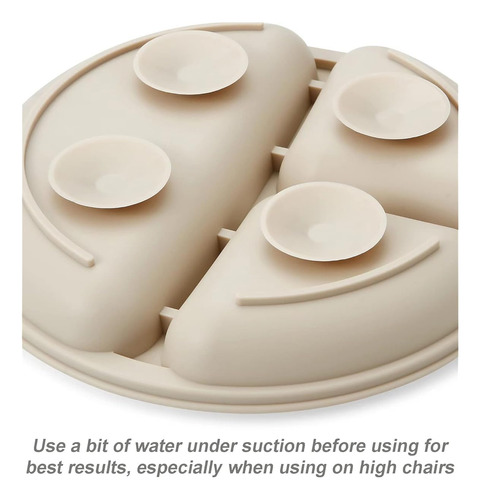 Plato Para Bebe De Silicona Con Vaso Y Cubiertos Marron