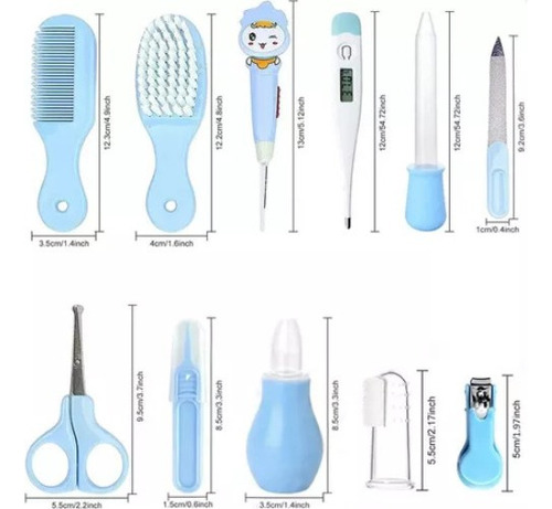 Set De Termómetro Para Manicura Y Salud, 11 Unidades, Kit De