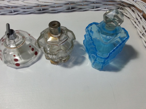Antiguos Frascos De Peluqueria Perfumeros