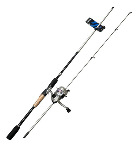 Combo Pesca Okuma Steeler Slxp 1.95  Reel Caña Nylon Variada