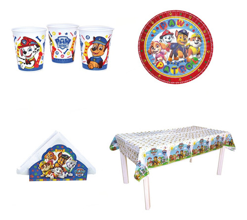 Combo Paw Patrol Cotillon Cumpleaños