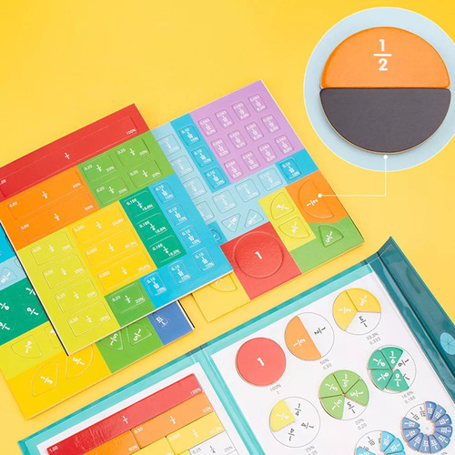 B Brinquedos De Fração Montessori Reutilize Imagens De