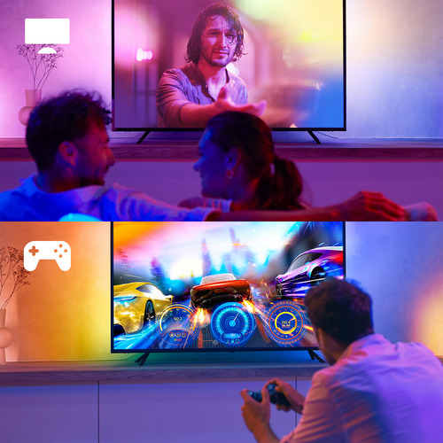 Tira De Luz Inteligente Tv Hue Play Gradient Lightstrip 65
