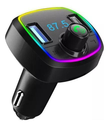 Transmisor Cenicero Fm Bluetooth Usb Microsd Car Mp3 Rgb M32