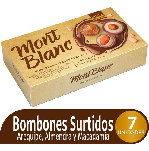Bombones De Chocolate - Montblanc - Caja Surtida × 94g