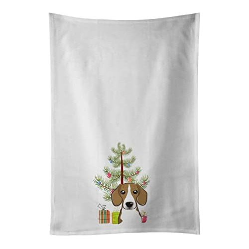 Bb1611wtkt Toalla De Cocina Blanca Árbol De Navidad Y ...