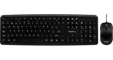 Argom Kb-7418 Combo Teclado Mouse Usb De Cable