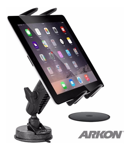 Soporte Arkon Ventosa P/ iPad Pro Tablet Auto Vidrio Tablero