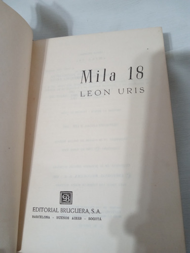 Leon Uris Lote X 4 Exodo Qb Vii Trinidad Mila 18 Historicas (Usado)