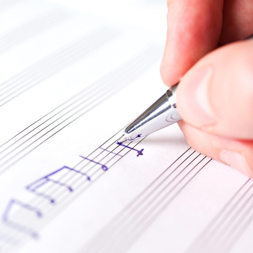 Cuaderno Libreta Musical 8 Pentagramas A5 20 Hojas 12 Piezas