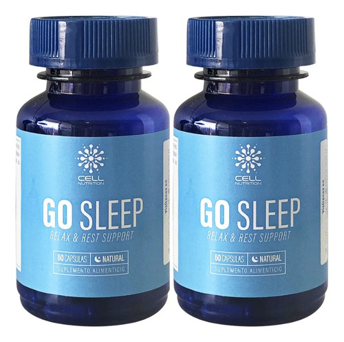 Go Sleep Inductor Del Sueño Pack 2 Frascos Dietafitness