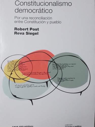 Constitucionalismo Democrático Robert Post Reva Siegel