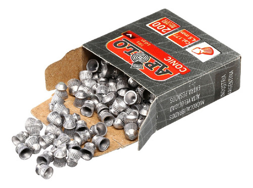 Balines Apolo Conic Calibre 4,5 7gr Caja X200 Unidades.