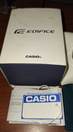 Reloj Casio Edifice Efr-505d-1avef Analógico/ Conversable Plateado Plateado Negro (Usado)