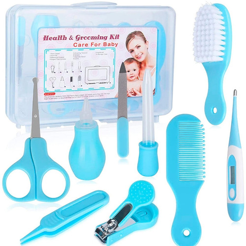 Kit Para Bebe 10 Piezas Estuche