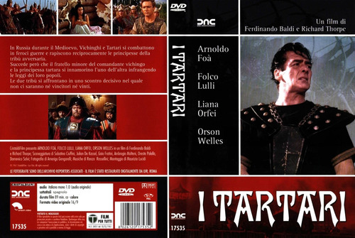 Los Tártaros ( I Tartari) Orson Welles - Victor Mature - Dvd