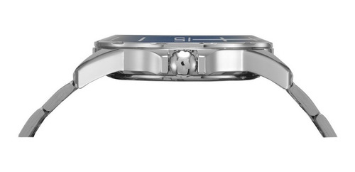 Relógio Seculus Masculino Grande Prata/azul 28994g0svna2