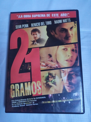 21 Gramos Película Dvd Original Drama Acción