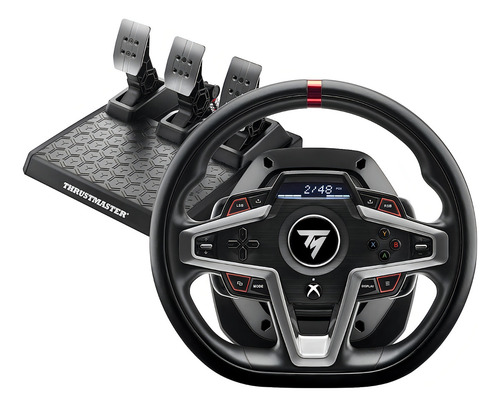 Thrustmaster T248x, volante de corrida e pedais magnéticos