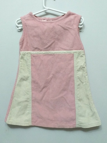 Vestido Niña Talle 4  De Naranjita En Pana Rosado, Cataleya 