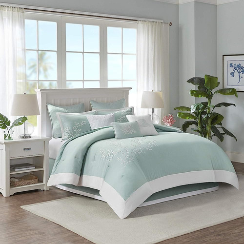 Harbor House Cotton Comforter Set - Diseño De Vida Marina Oc