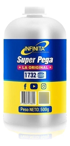 Pegamento Super Pega Instantaneo Liquido 500gr Infinita