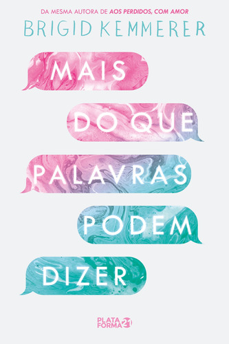 Mais do que Palavras Podem Dizer, de Kemmerer, Brigid. Vergara & Riba Editoras, capa mole em português, 2019