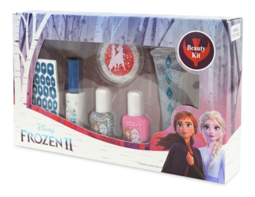 Frozen Beauty Kit Set De Maquillaje Y Uñas Infantil