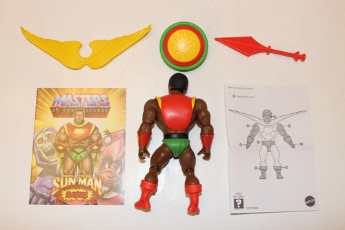 2022 Sun-man Masters Of The Universe Origins Sun Man And The (Usado)