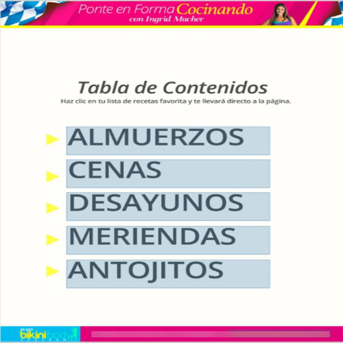 Ponte En Forma Cocinando Recetas Alimentacion Adelgazar Kit (Usado)