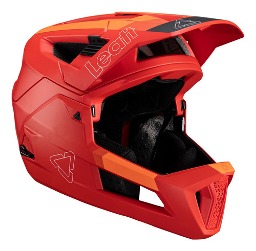 Capacete Leatt Mtb Enduro 4.0 V24 Cor Vermelho Tamanho M