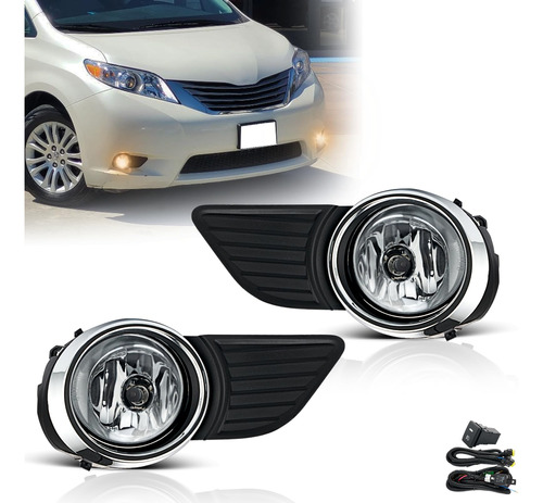 Spiegeer Conjunto Luz Antiniebla Toyota Sienna No Para Kit