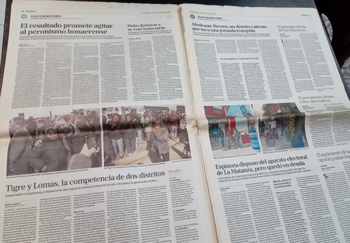 La Nación Triunfo Massa Elecciones Primarias 2013 12/8 (Usado)