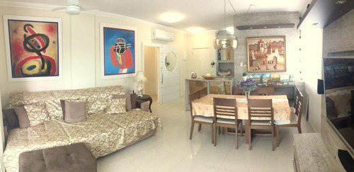 Imagem 1 de 12 de Apartamento Com 3 Dormitórios, 1 Suite, Sacada Com Churrasqueira Em Jurerê - Ap3992