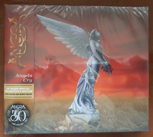 Cd- Angra - Angels Cry - Lacrado Ed. Aniversário 30 Anos